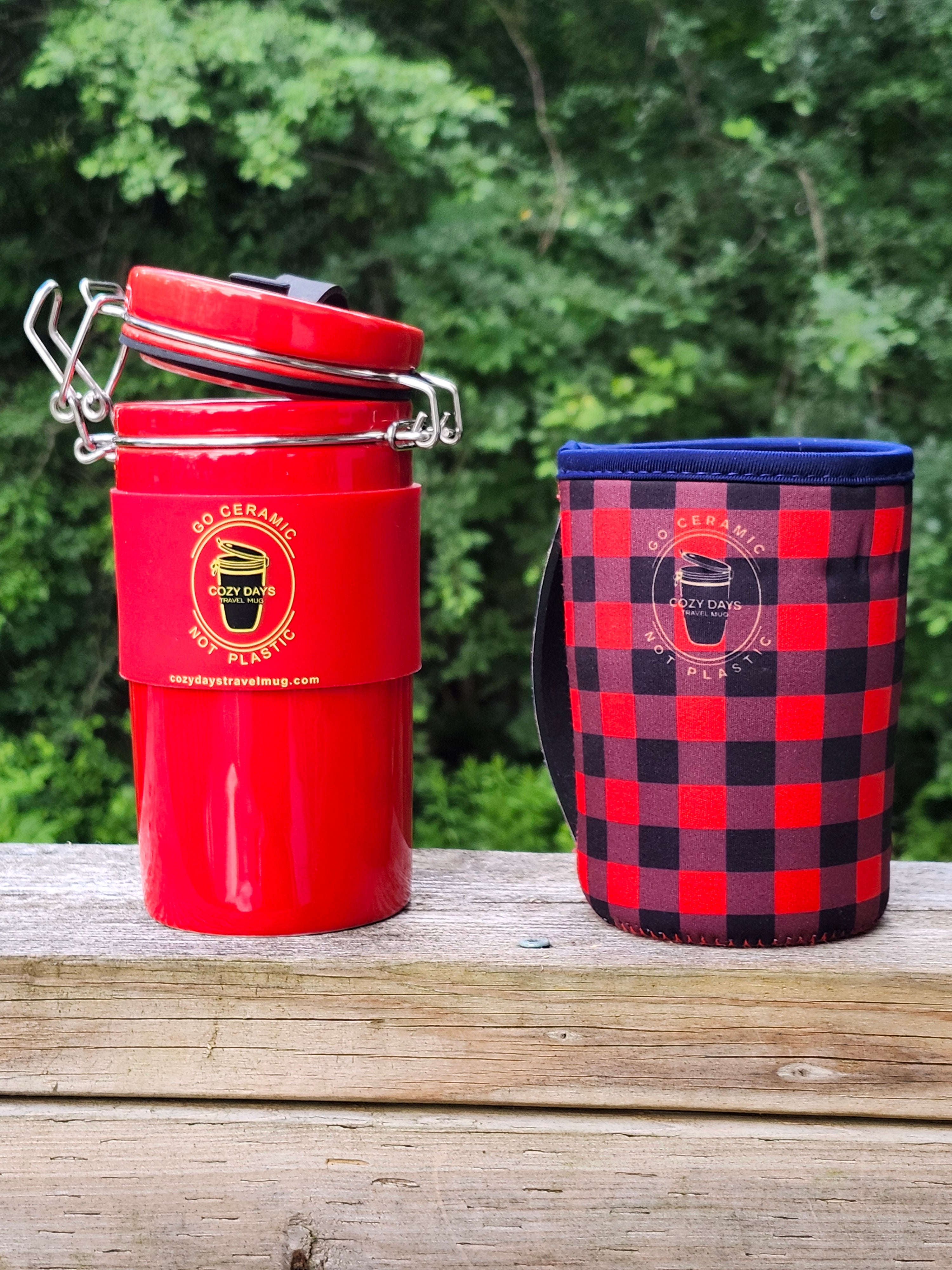 Heritage Red Ceramic Travel Mug